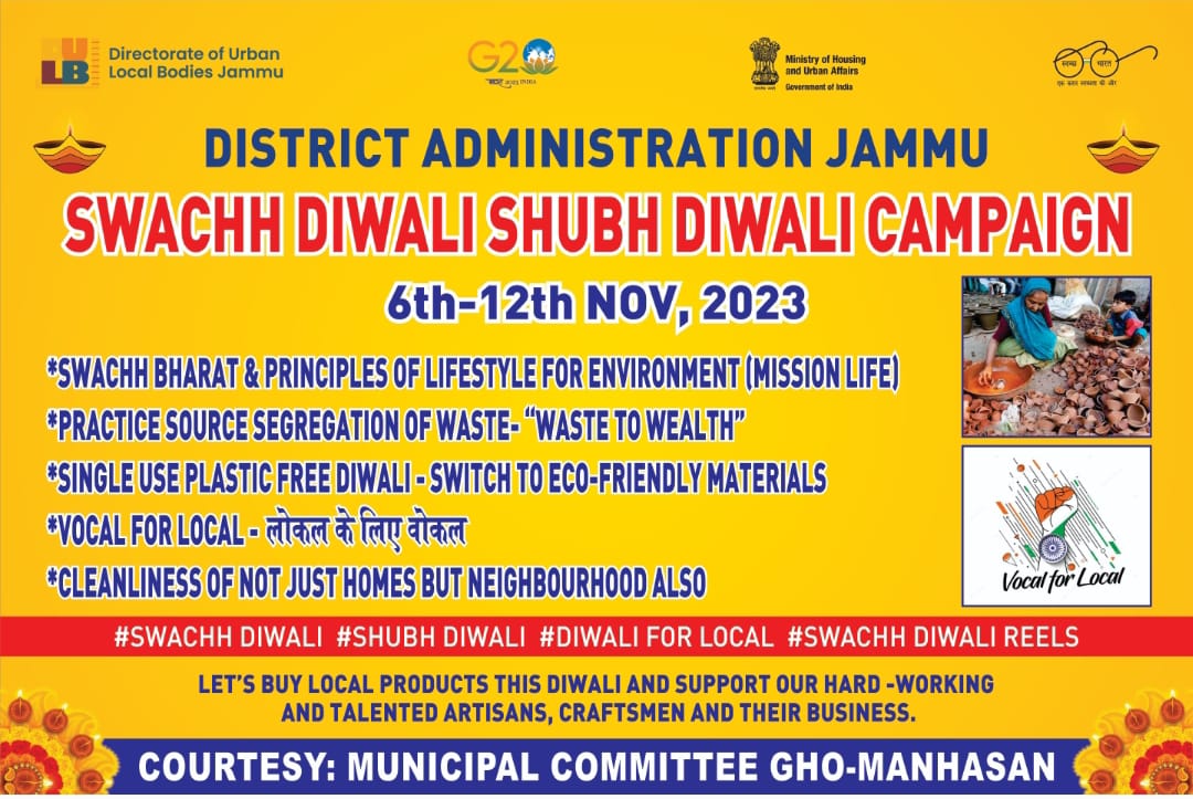 Sghoumanhasan's tweet photo. Lets make this deepawali special by buying products from local artisans & craftsmen...lets support the swachh shubh deepawali campaign starting next week
#swachhshubhdeepawali
#VocalForLocal #Avoidsingleuseplastic
#makeenvironmentclean
#swachhdiwalireels https://t.co/Bo3hopcCiM