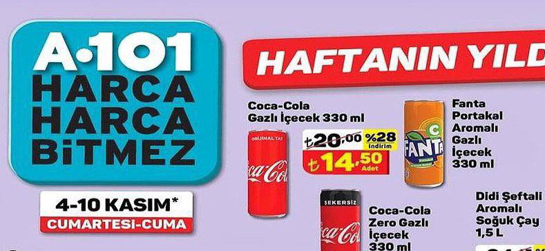 BİR SÜRE A.101 'E GİRMEYİN 🔴 A101 isimli market ülke genelinde boykot edilen İşgalci İsrail'in sponsororu Coca-Cola ürünlerini haftanın yıldızları etiketiyle indirimli satmaya başladı! #A101boykot etiketiyle protesto ediyoruz!