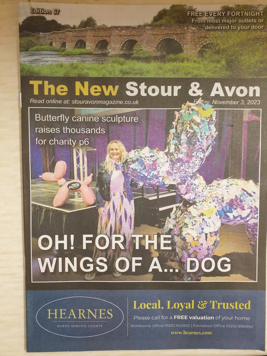 My piece for <a href="/WalfordMill/">Walford Mill Crafts</a> makes the front page this week. Well done to Caroline <a href="/SeaParrott/">Caroline Parrott</a> - a great achievement