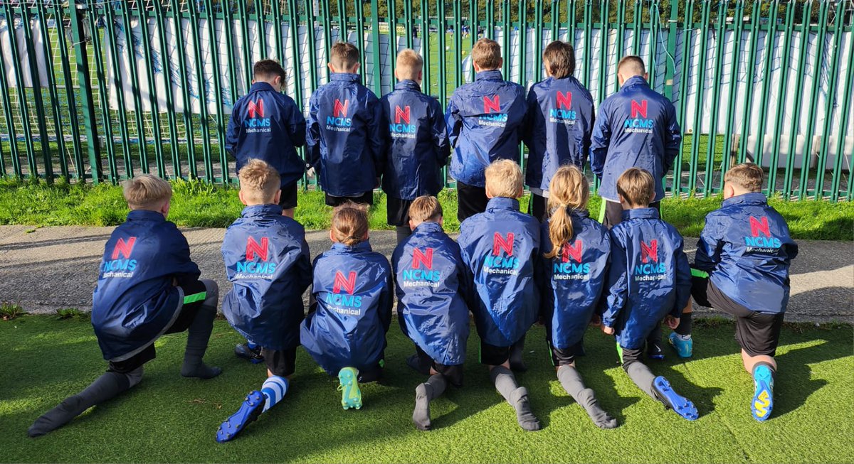 Just in time for the change in weather! Shame today's game was called off. U12 are all kitted out and ready to go! Thank you NCMS for the rain jackets. Your support means so much. Nothing can stop U12😁 #grassrootsfootball #wearebryntirion #CommunitySupport