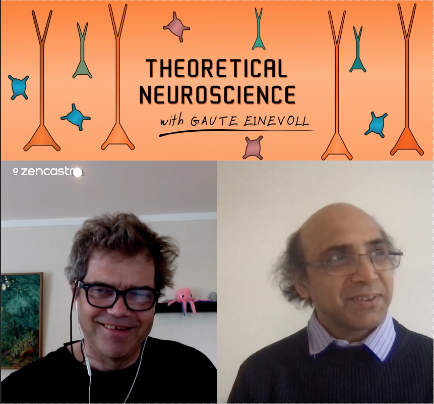 GauteEinevoll's tweet image. Episode #3 in  #TheoreticalNeurosciencePodcast series:  On the neural code - with Arvind Kumar:   theoreticalneuroscience.no/thn3    

Trains of action potentials (spikes) are thought to carry most of the information in brains. But what aspect of spike trains? What is the neural code?