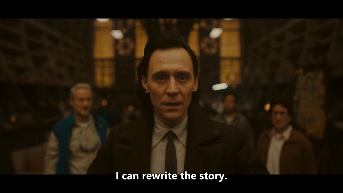 preciouschild71's tweet photo. only Sylvie remembered Loki after the loom exploded and she still never looked for him afterwards  she admitted she was selfish, then told him to write his own story and left  the fact that she's not in frame here   #Loki📷 #LokiSeason2📷 #Thomas #Hiddleston https://t.co/2u70OcMOBf