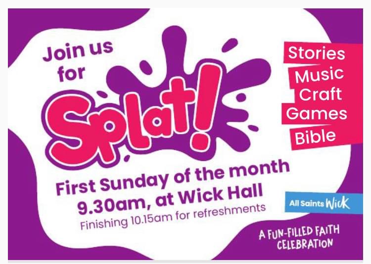 This Sunday is SPLAT! It's the last one of the year, don't miss it!