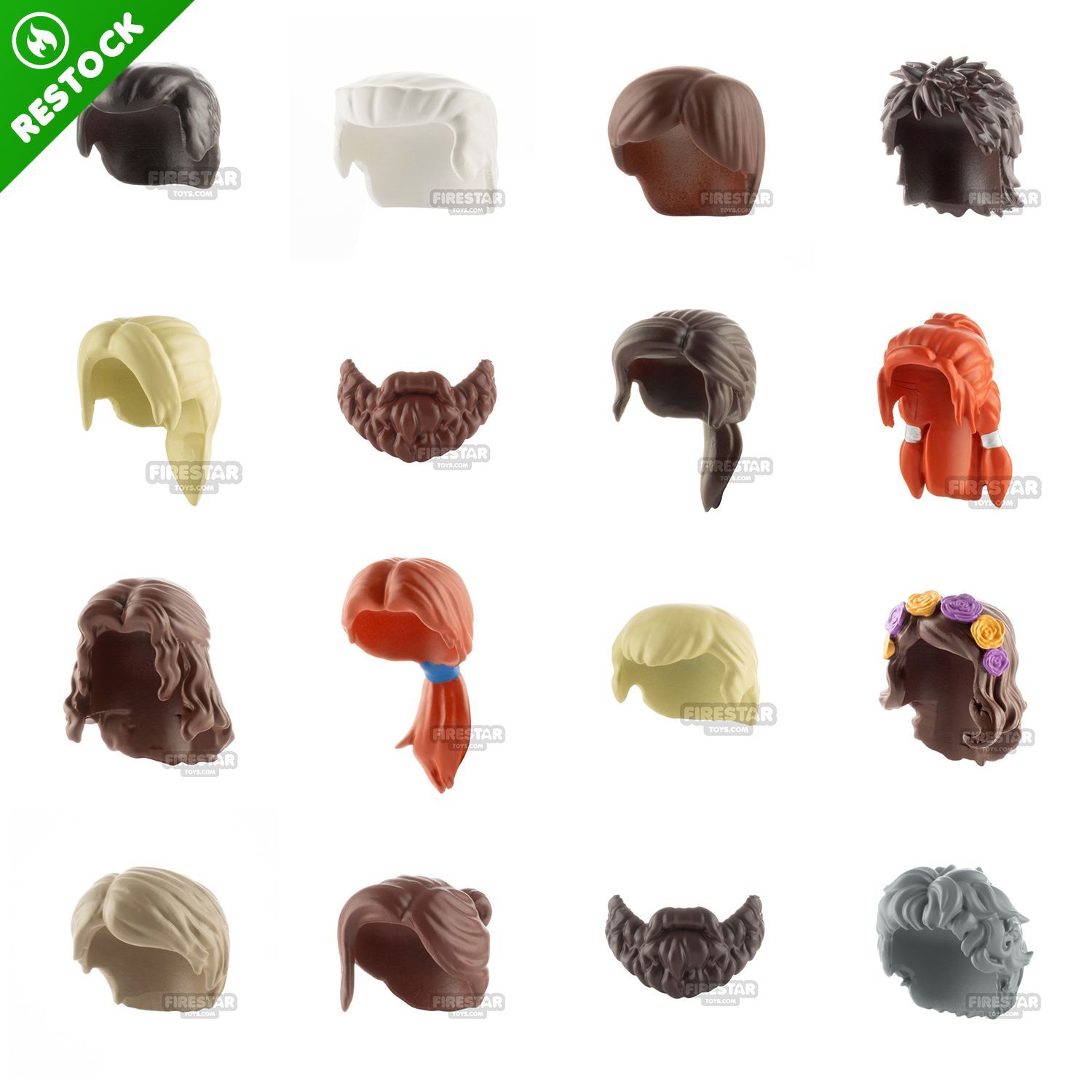 FireStar Toys AWESOME LEGO LOVE on X MORE FST CUSTOM HAIR RESTOCKS The next batch of FireStar Custom Design Hairs are live and available at https t epcNTxj63F in limited quantities