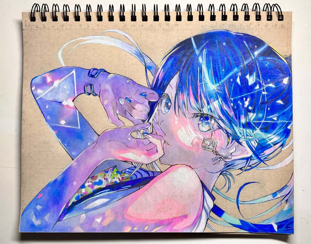 ☆4 「新しいことの始まり」 星乃一歌 塗り終わりました！??? #prsk 