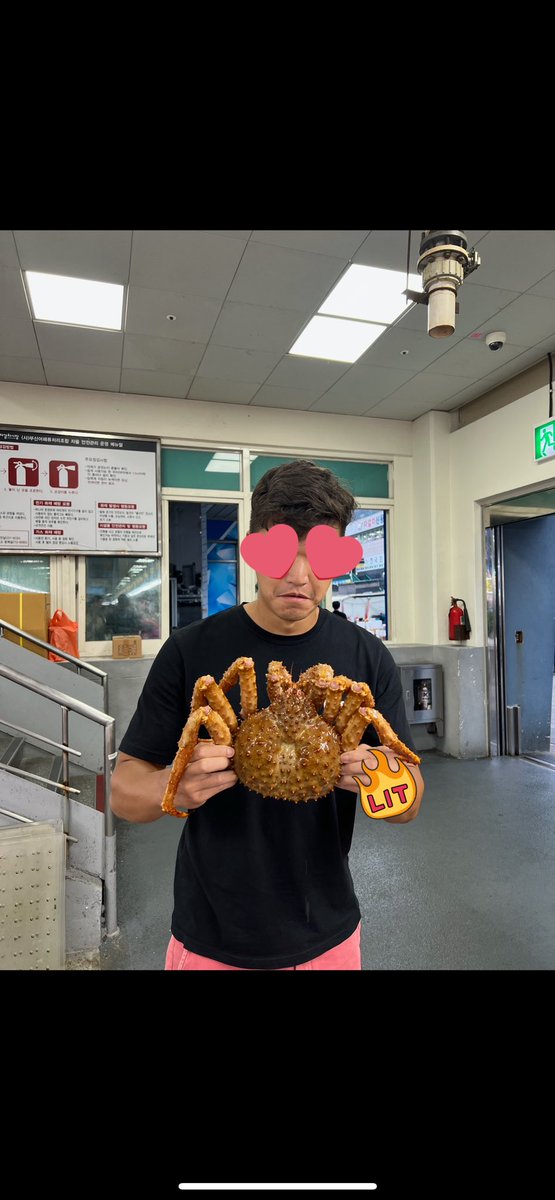 When Busan treats you to a whole King Crab for yourself.
