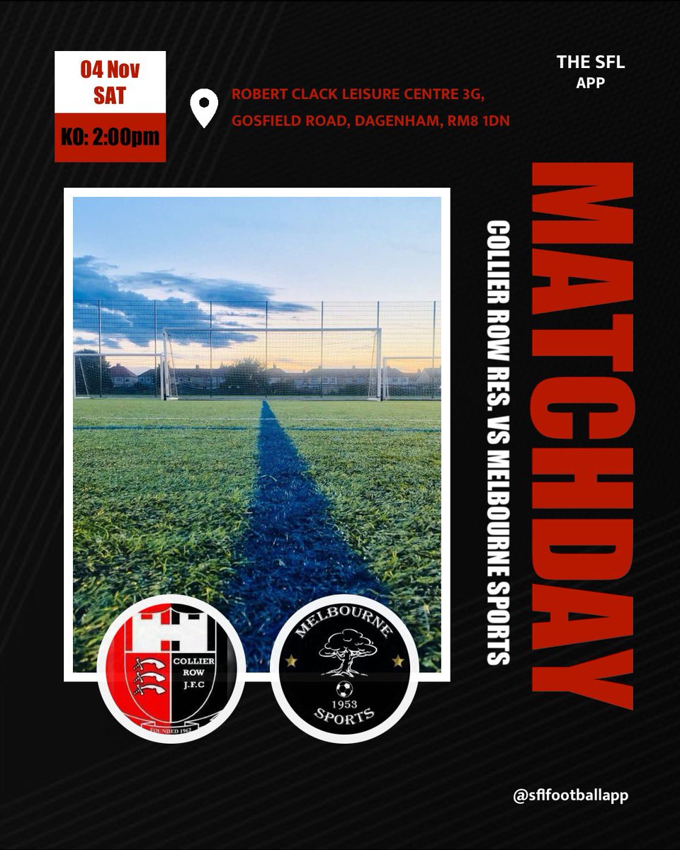 Cup time! 2nd round of the #FentonTrophy see’s us welcome <a href="/MelSportsFC/">Melbourne Sports FC</a> to the Robert Clack 3G - looking to cup the winning run going &amp; putting in a good performance to see us into the next round! UP THE ROW 🔴⚫️