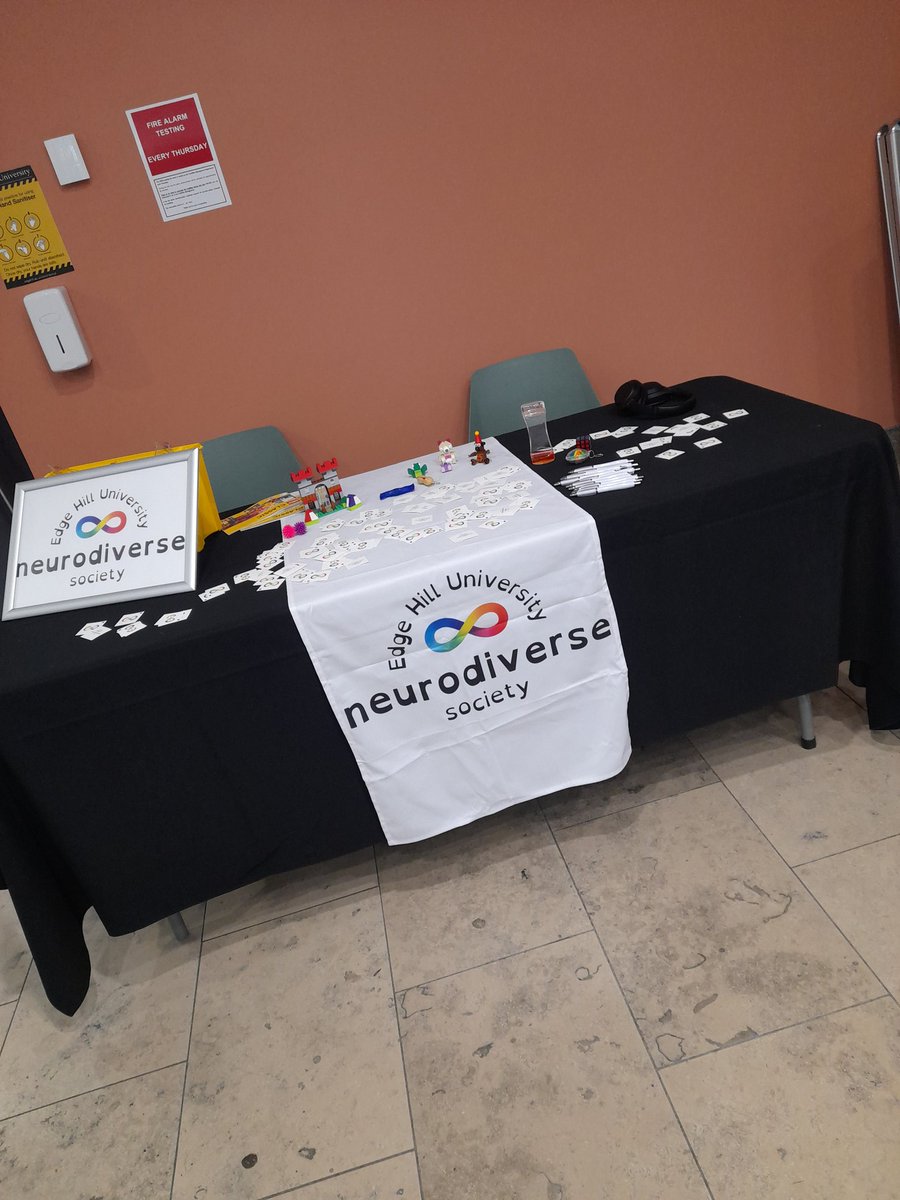 ehsu_nd_society's tweet photo. Visiting @edgehill #OpenDay today?
Come see us at the #StudentExperienceFair in the hub and find out more about the society
#AutisticStudent #University #Neurodiversity #ADHD #Inclusion #Stickers #FreePens https://t.co/9aAUWaNkhV
