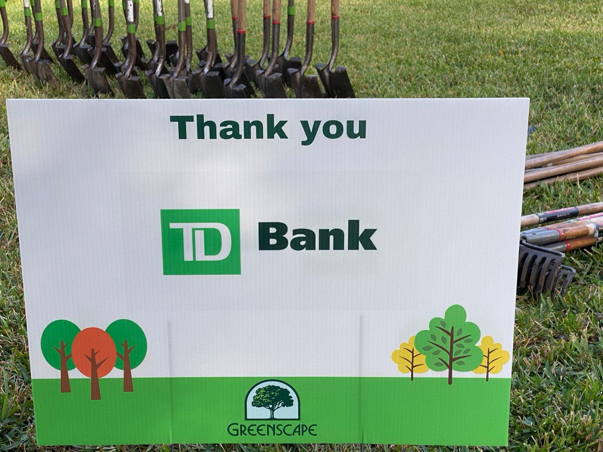 greenscapeofjax's tweet photo. TD Bank has invested in Jax neighborhoods with us for 12 years! Today we planted trees to pump out stormwater in this low-lying park. Thank you @TDBank_US @arborday @CityofJax @NewsfromJEA @_JoeCarlucci_
#TDReadyCommitment #WeDigTrees #SaveOurTreeCanopy https://t.co/QRdmko76Ke