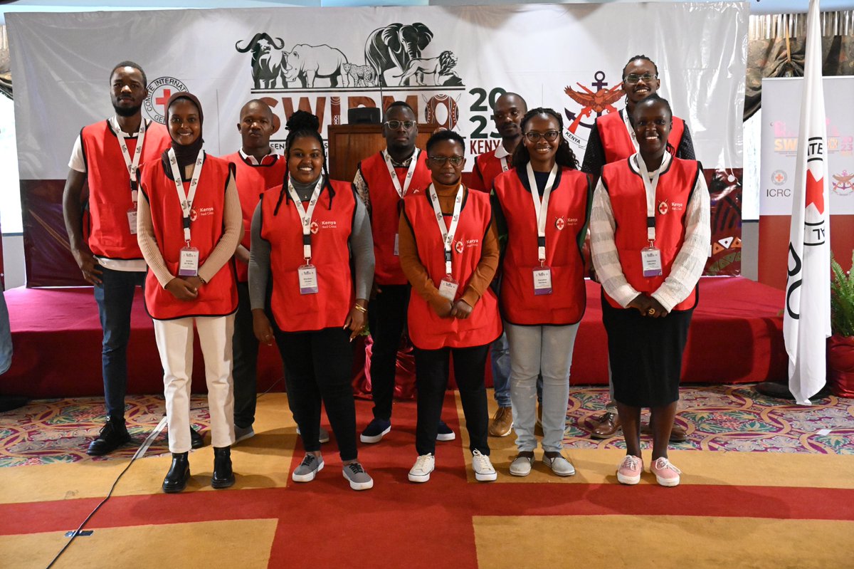 ICRC_Nairobi's tweet photo. We must thank our dedicated and very efficient support team which has been working behind the scenes to ensure a smooth workshop.

@KenyaRedCross @Krcs_NRbBranch Well done. Your team showed commitment, strength and excellence in their work. Asante sana 
HINIVUU!
#SWIRMO2023 https://t.co/IPvfKdkklY