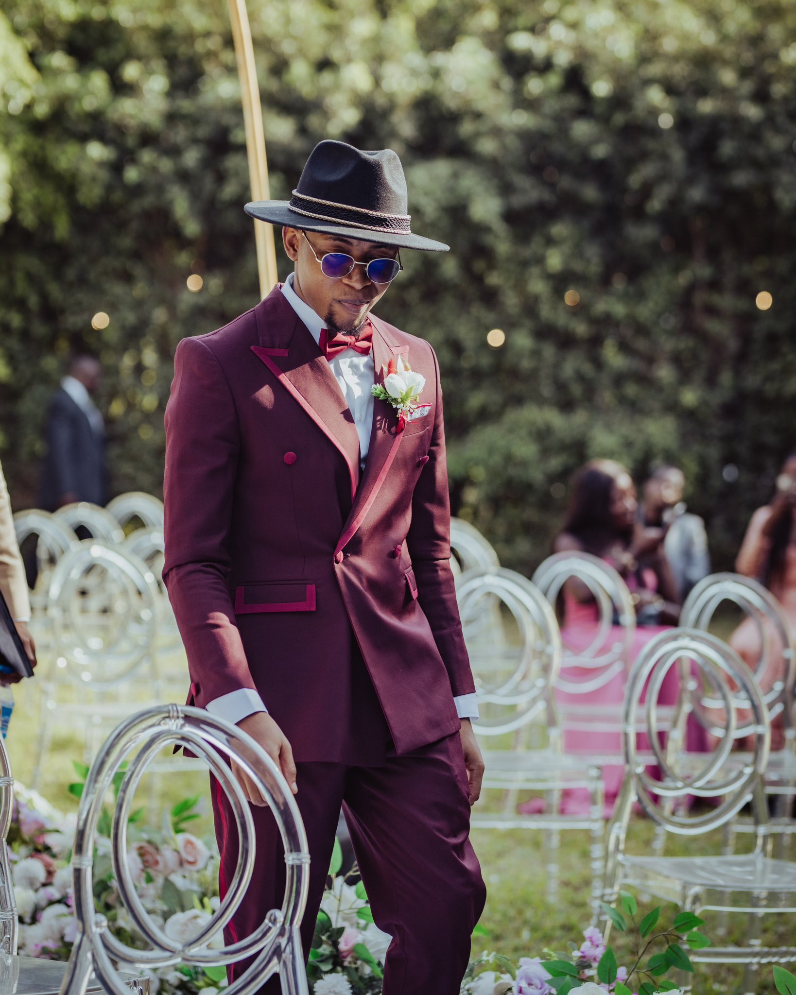 Oxblood hot sale wedding suit