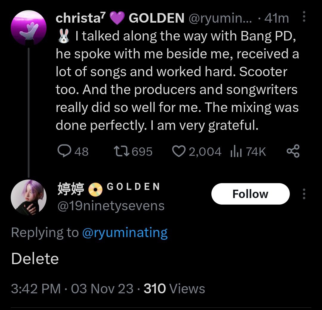 cuddlecatt's tweet photo. @namjoontakes My honest reaction😂😂 https://t.co/MSG7iH10n6