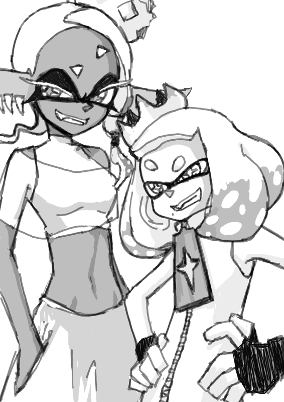 フウカとイイダさんとウツホとヒメセンパイ