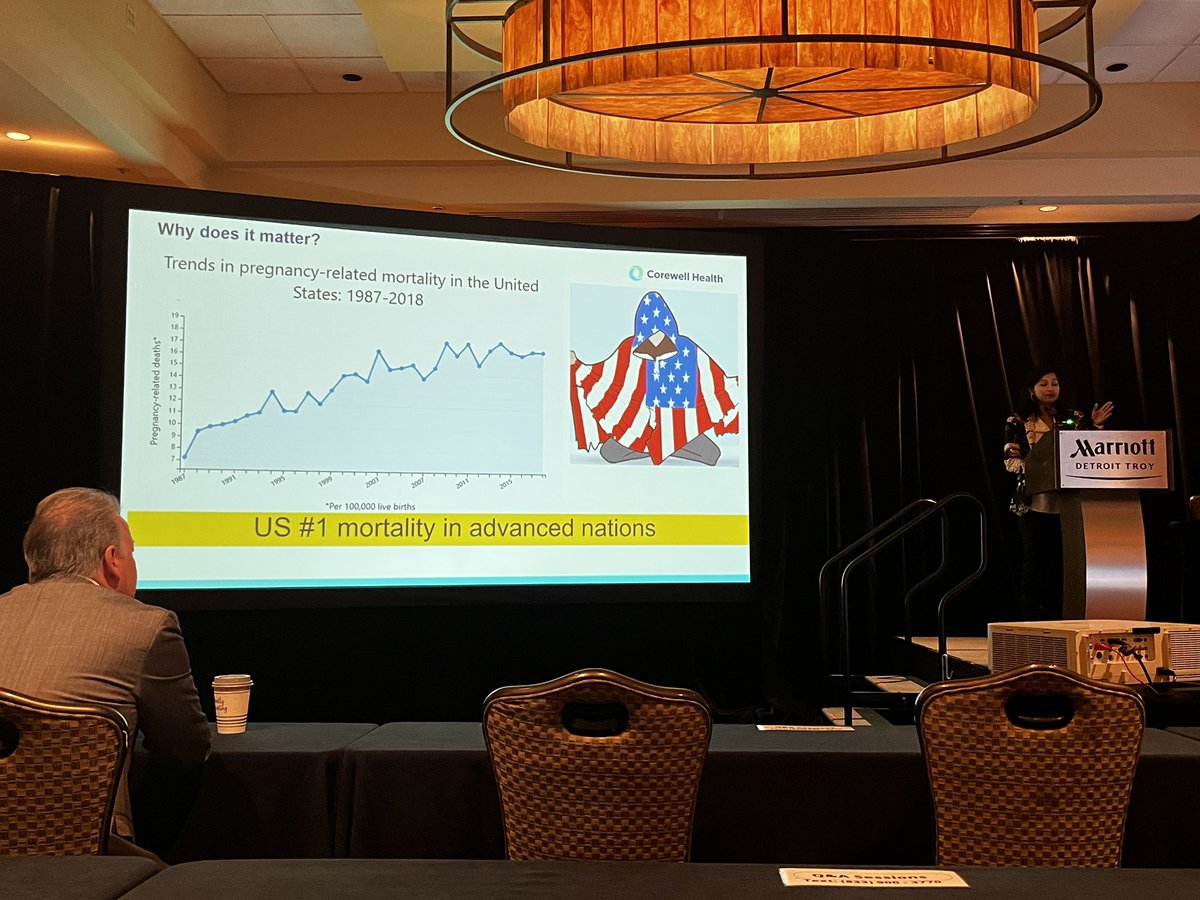 @Nishaki1 @amrabbasmd @JordBradshaw20 @HaggertyToni @RBloomingdaleMD @SimonDixonMBChB @CorewellHealth @BeaumontCards @Nishaki1 continuing our practical updates discussion of heart disease in pregnancy There’s a lot of work to do, but first step is education and awareness! @BeaumontCards @ACCinTouch @MichiganACC #MedEd #CardioTwitter #MedTwitter