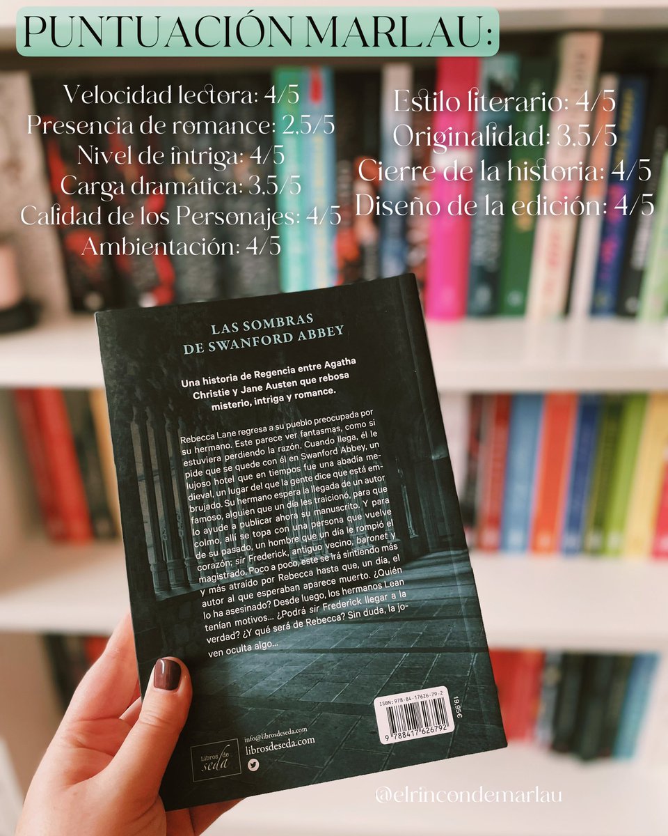 El rincón de Marlau (@rincondemarlau) on Twitter photo Ya tenéis en el blog la reseña de #LasSombrasDeSwanfordAbbey de <a href="/Julie_Klassen/">Julie Klassen</a> 🍂🤎
¿Habéis leído a la autora? 📖
Reseña:
rincondemarlau.blogspot.com/2023/10/las-so… Ya tenéis en el blog la reseña de #LasSombrasDeSwanfordAbbey de <a href="/Julie_Klassen/">Julie Klassen</a> 🍂🤎
¿Habéis leído a la autora? 📖
Reseña:
rincondemarlau.blogspot.com/2023/10/las-so…