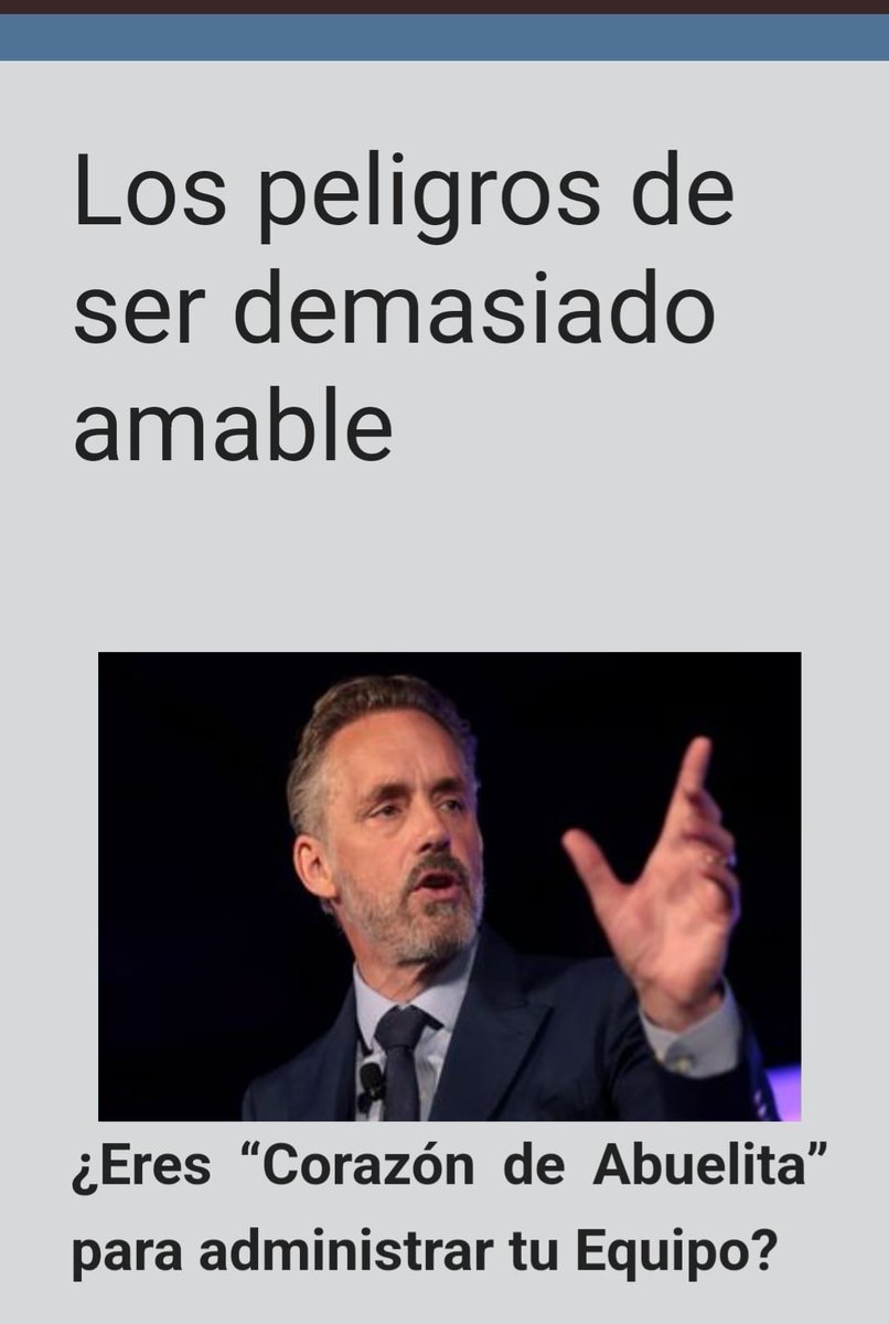 ¿Corazón de Abuelita en el trabajo?

Este artículo presenta los peligros de ser demasiado "Amable" en el trabajo:
placehunter.cl/los-peligros-d…