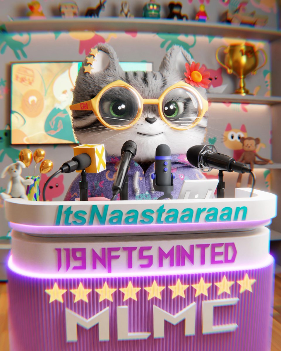 ehsan3dart's tweet image. 🔥LFGooooo🔥
⭐️119 NFTs minted⭐️
@ItsNaastaaraan minted 9 MLMC🔥
Thank you so much ❤️🙌
📎foundation.app/collection/mlmc