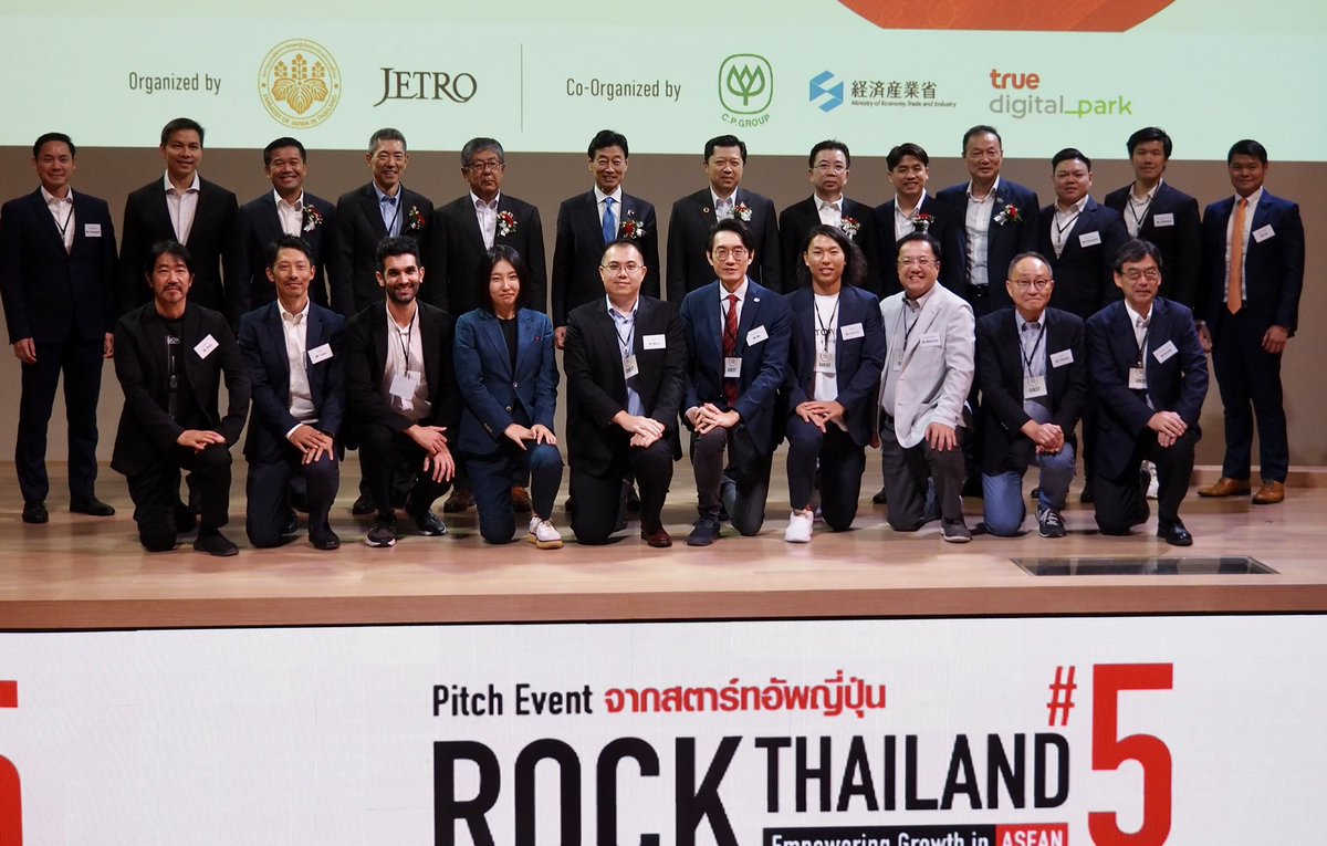 nishy03's tweet photo. タイのバンコクで開催の「#RockThailand」に昨年に続き参加。日本のスタートアップと現地財閥企業とのマッチングイベントです。革新的技術を持つディープテック企業が多く参加しています。既に具体的な連携が始まっていますが、日本のスタートアップと現地企業との共創を支援していきます。 https://t.co/XH8BlcTNJu