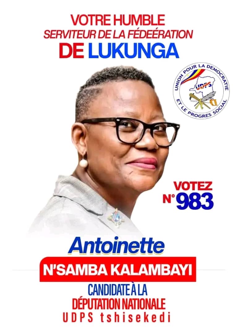 JosuVitalBadib2's tweet image. Code d'accès de LUKUNGA 983 @anskalambayi la Pivot de Développement de la République Démocratique du Congo 🇨🇩
#ndaku n'a Ndaku 983, #inzo n'a inzo 983.
@AugustinKabuyaT @fatshi13 @HMubengaie @AmbassadeurRob2 @rtncofficielle1 @bilemboyabeton @bilemboyabeton @Bertintshimbal1