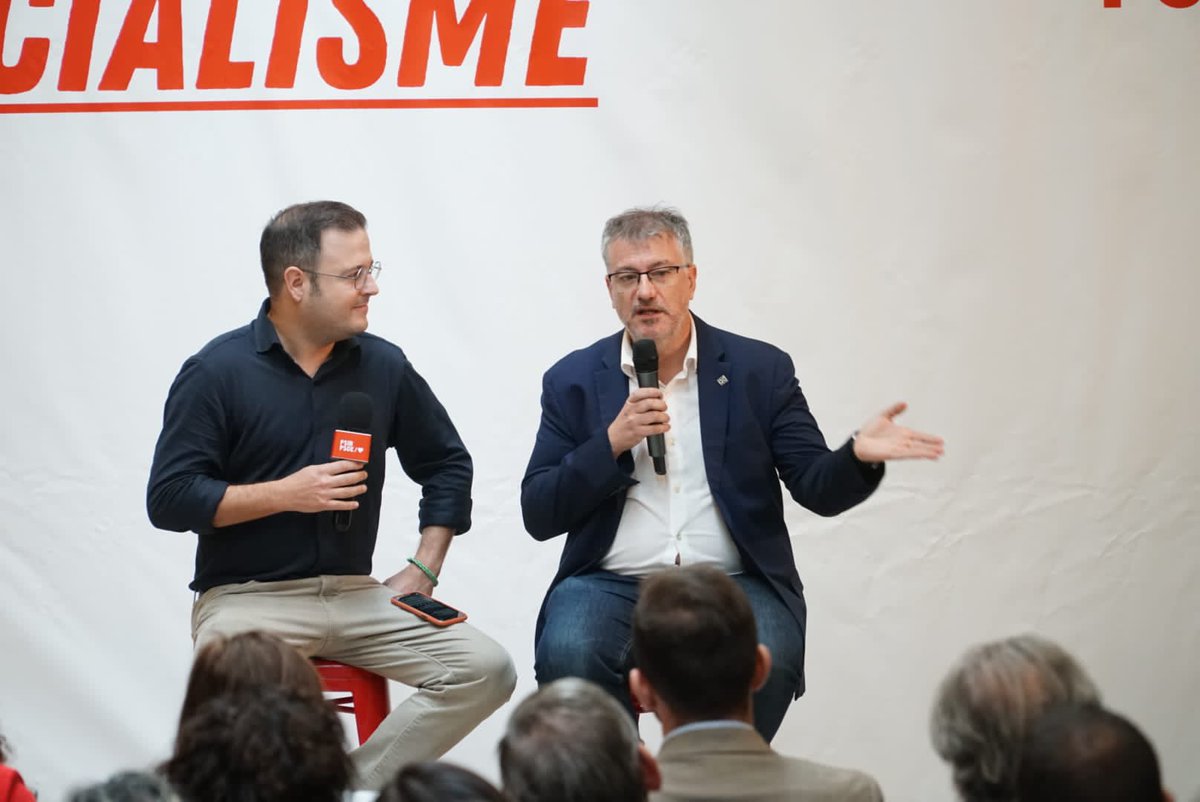 PSIB-PSOE Mallorca (@socialistesdmca) on Twitter photo 🗣️ Molt interessant el diàleg municipalista amb Óscar Aparicio, batle de La Bisbal i diputat dels <a href="/socialistes_cat/">Socialistes PSC/❤</a> al Parlament de Catalunya.
Ha coordinat el diàleg el vicesecretari general territorial de l’FSM, <a href="/mcabotrodriguez/">Miquel Cabot / ❤</a> 🗣️ Molt interessant el diàleg municipalista amb Óscar Aparicio, batle de La Bisbal i diputat dels <a href="/socialistes_cat/">Socialistes PSC/❤</a> al Parlament de Catalunya.
Ha coordinat el diàleg el vicesecretari general territorial de l’FSM, <a href="/mcabotrodriguez/">Miquel Cabot / ❤</a>