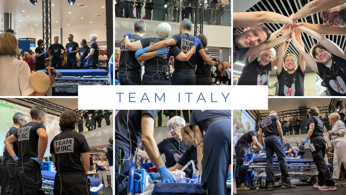 ERC_resus's tweet image. Day 3 of the ERC Congress kicked off with an impressive showcase of CPR skills by the competition finalists team from Italy, Malta and the UK. This performance undoubtedly set the tone for the rest of the day. We thank @Timesco and @intersurgical for their support with equipment…