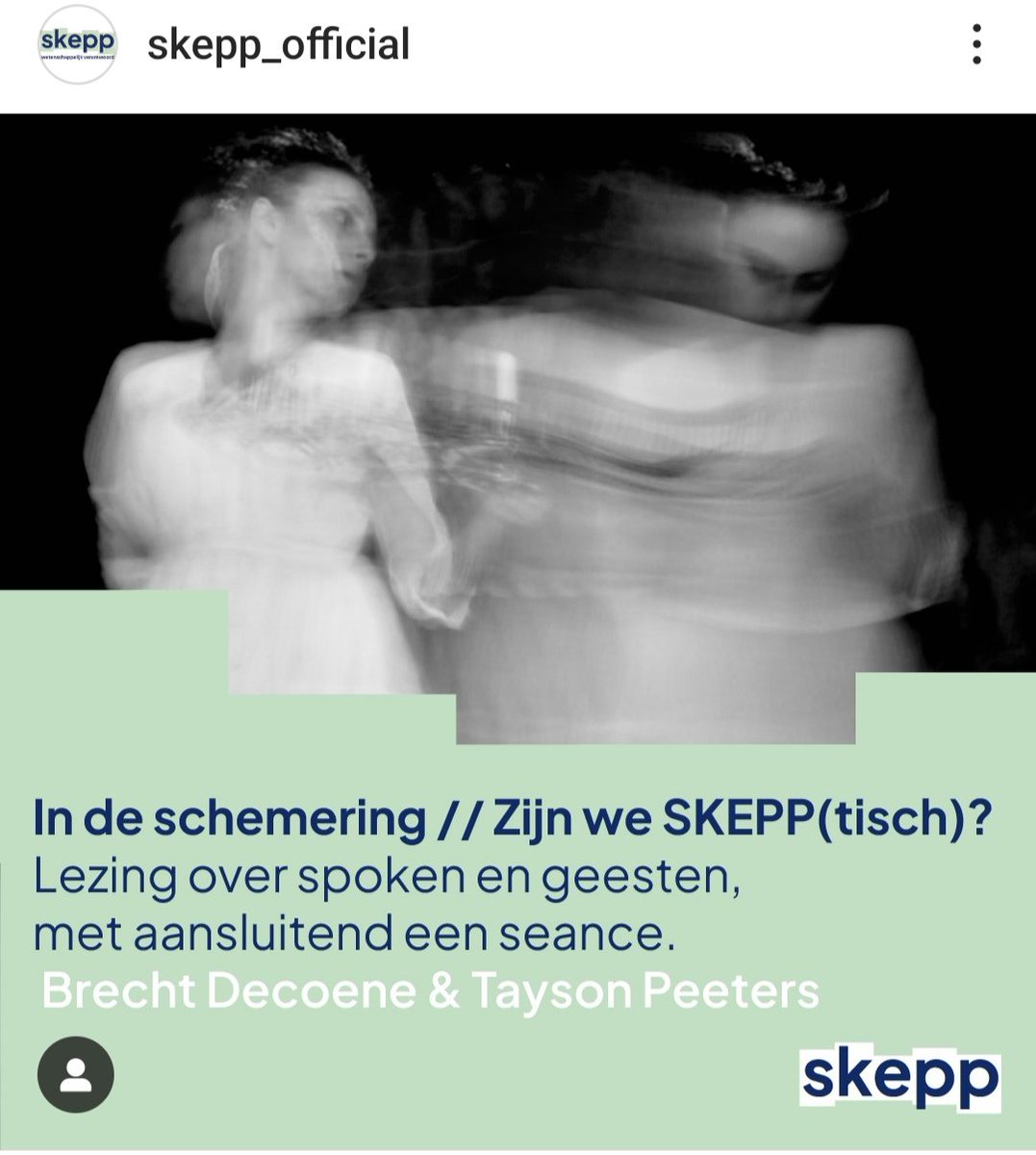 BrechtDecoene's tweet photo. Vanavond in Aalst: lezing over spoken en geesten vanuit skeptisch perspectief, gevolgd door een séance !!! (1/3) https://t.co/WBoQd35Z09