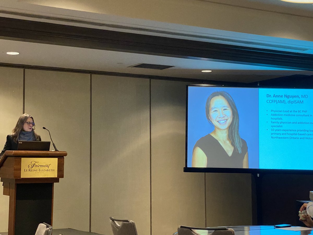 DrKathleenRoss1's tweet photo. Starting off Day 2 #CCPH2023 learning more from Dr. Karen Palmer about @DoctorsOfBC @php_bc Peer to Peer support group for physicians - increasing connection &amp; improving physician wellness &amp;increasing the likelihood of seeking medical help if needed. @CMA_Docs @JoshGreggain https://t.co/8ylqoApH0U