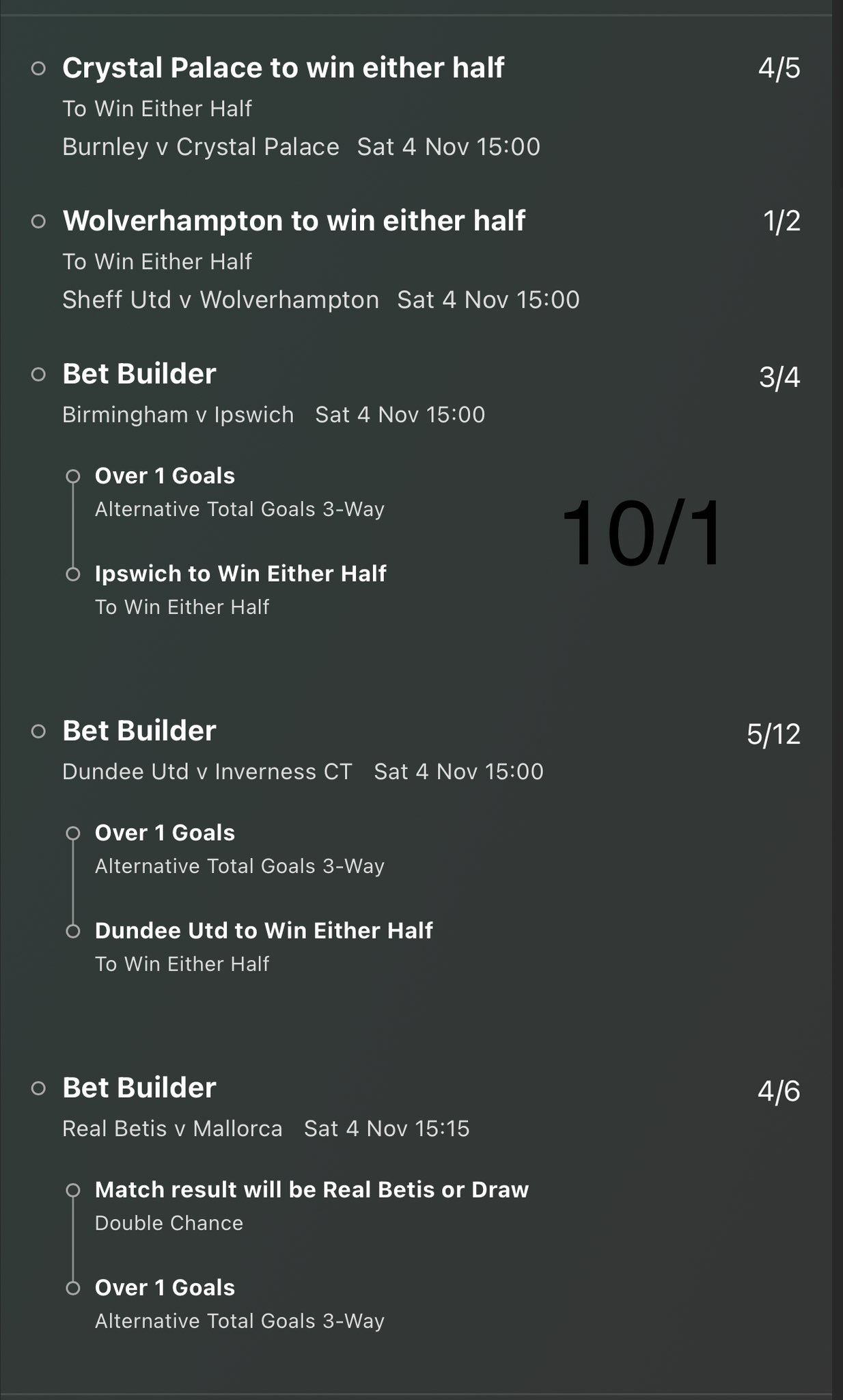 Kash Betz on X: ⚽️ Saturday Foorball Bets 🧾 9/1 Main Bet 🧾 12/1 Mixed  Acca 🧾 7/1 Win or draw ⚽️ 19/1 BTTS Insured #GamblingTwiiter #bettingpicks   / X