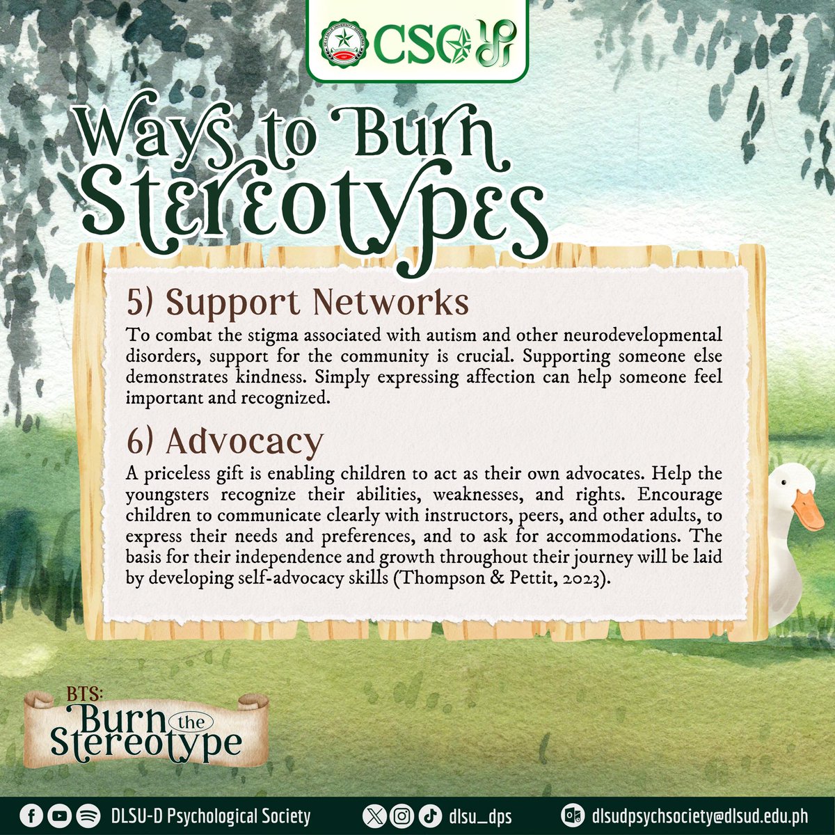 dlsu_dps's tweet photo. #BurnTheStereotype
#DPSInfiniteHorizons
#DLSUDPsychologicalSociety
#Psychology
#OnePsychology
#DevotionProgressSuccess
#DPSFamily
#DPS2324
#CSORSOFamily
#CSORSO2324
Caption by: Johannes Tan
Content by: Arwen Questin, Erin Sabale, Johannes Tan
Publication Material by:Johannes Tan https://t.co/Hb7vW2rmOQ