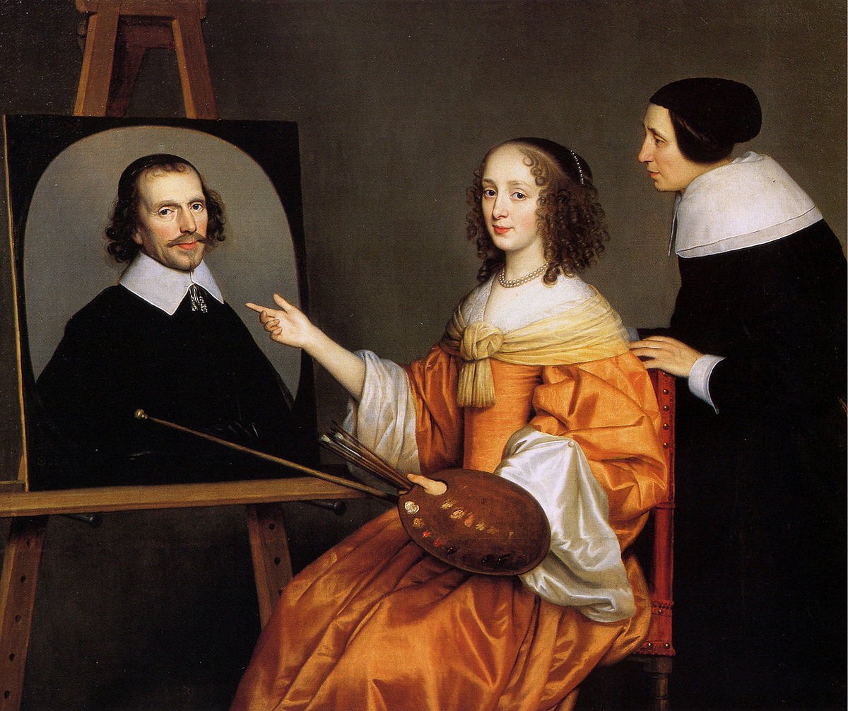 OldPortraiture's tweet photo. Born #OnThisDay in 1592: Dutch painter #GerardvanHonthorst (1592-1656)

Portrait of Maria Margareta #deRoodere (ca. 1625-66) and Her Parents, 1652

#Honthorst #DutchBaroque https://t.co/VY1hdGZDdX
