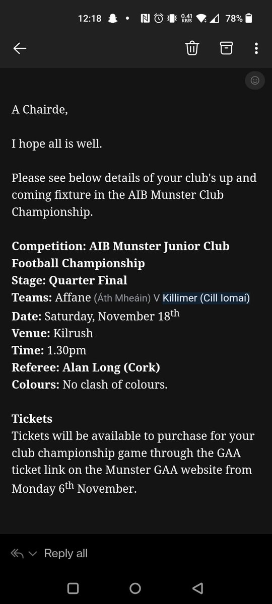Cappoquin Affane GAA Club (@cappoquingaa) on Twitter photo 