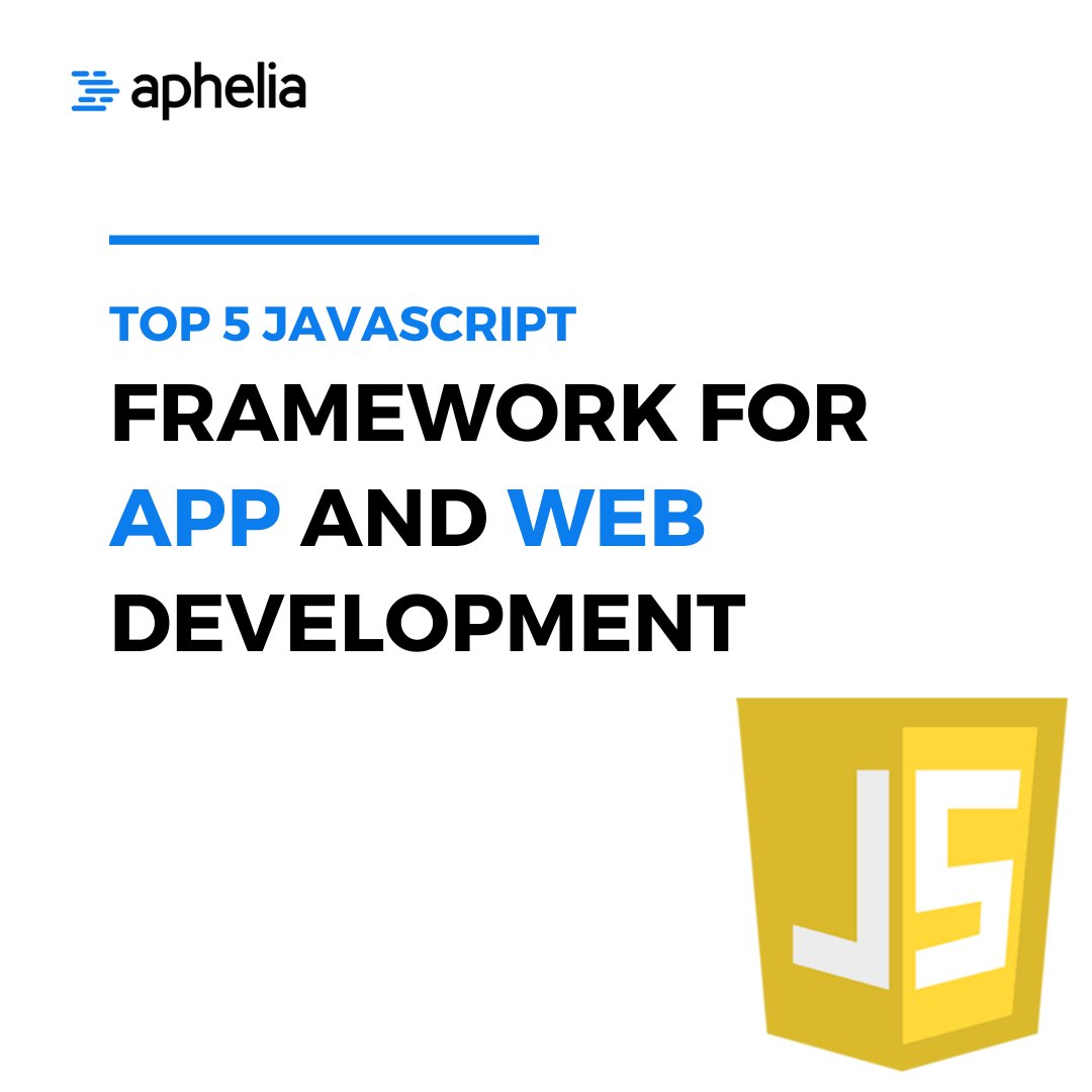 apheliaofficial's tweet image. Power up your projects! Explore the top 5 JavaScript frameworks reshaping app and web development landscapes. #javascriptdeveloper #javascript #javascriptframework #javascriptprogrammer