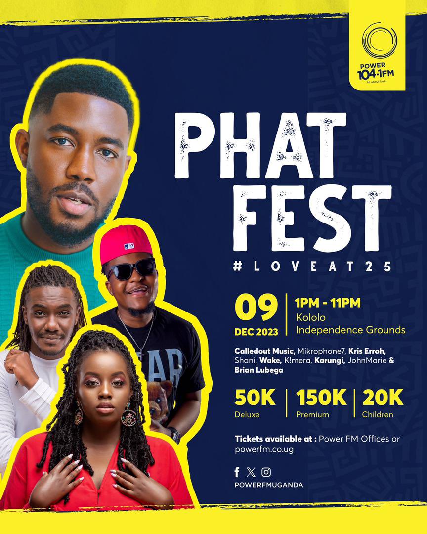 UGANDA!!! 🇺🇬 🇺🇬🇺🇬🇺🇬
So excited for you guys!!! And I’m so proud that Zambia will be week represented through my brother and <a href="/Mikrophone7/">COMMANDER7</a> ! So proud of you exeh and May God keep elevating you!
Of course the amazing <a href="/calledoutmusic/">Samuel Nwachukwu</a> , <a href="/KRISERROH/">Mmh Baba 👑</a> and Shani!💃🏽💃🏽
PHAT FEST! Enjoy!!!