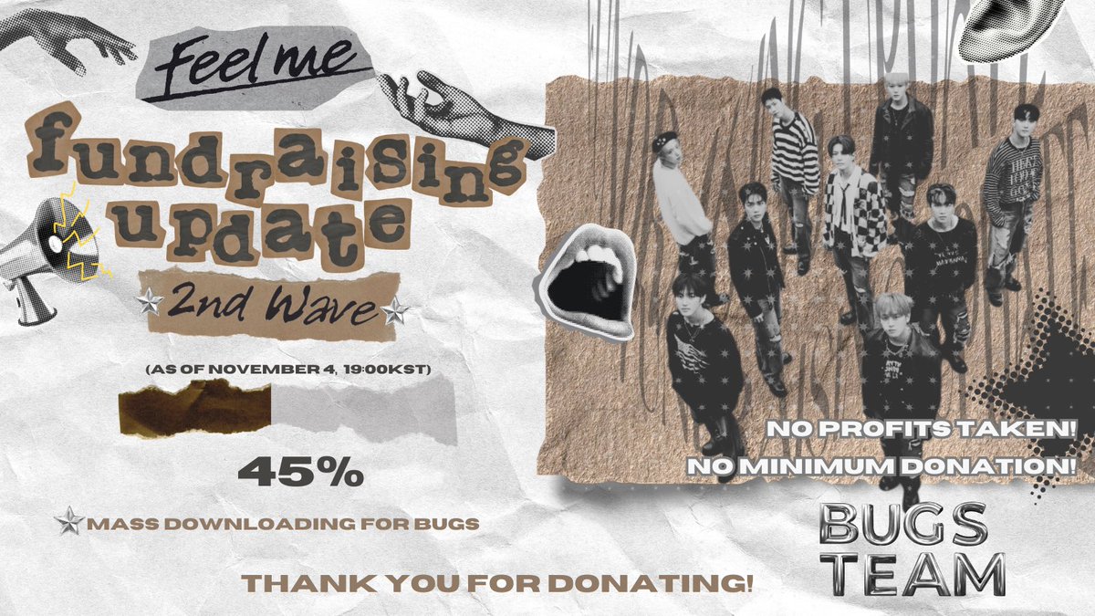 [2ND WAVE BUGS FUNDRAISING]
<a href="/GNCD_BugsTeam/">GNCD Bugs Team</a> x <a href="/GNCD_TEAM/">GOLDEN CHILD TEAM 골든차일드팀</a>

We’re almost halfway there~ 

We will be accepting until 5PM KST tomorrow so we can have time to prepare the accounts ☺️

Form link: forms.gle/KBbKkyTNbo8JsC…

#GoldenChild #골든차일드 #Feelme