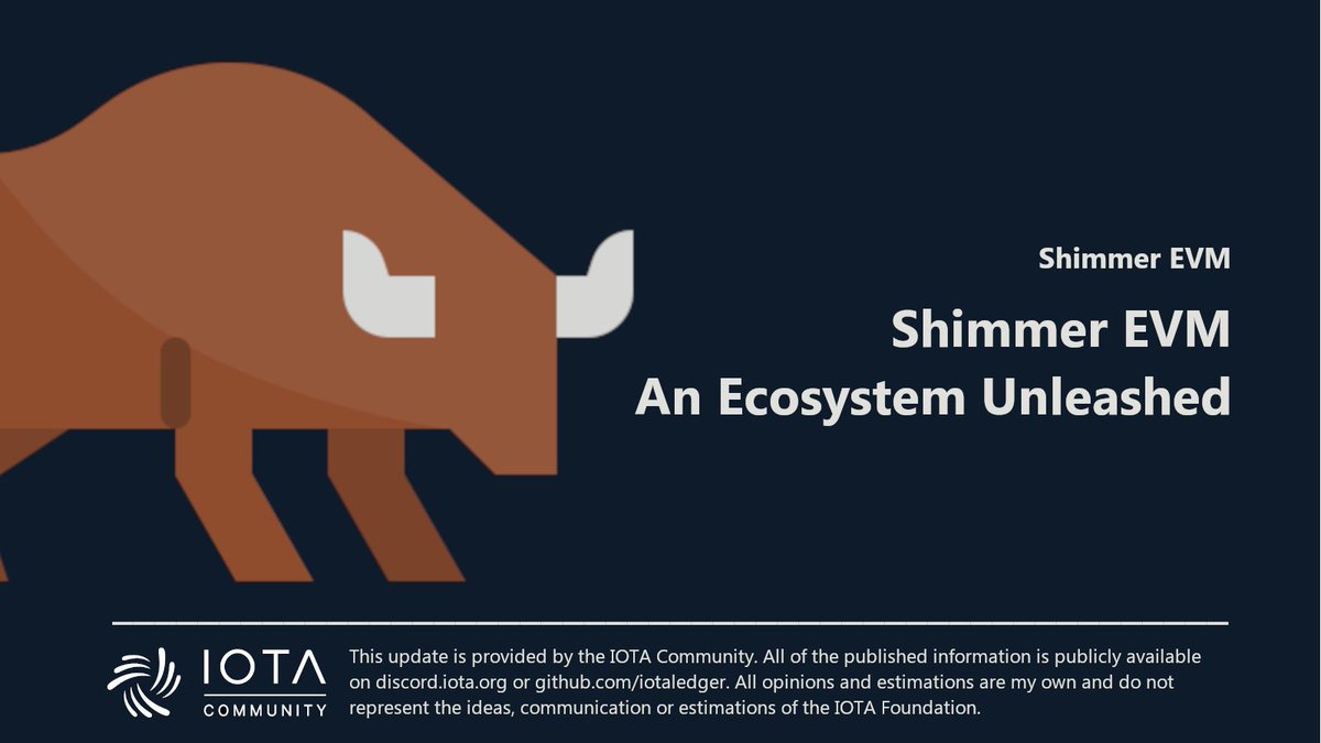 id_iota's tweet photo. GM 🌅 #Crypto Fam 🤖,

It is about time we tell you about #Shimmer and #ShimmerEVM. 

The EVM compatible Chain developed by the #IOTA Foundation is running for over 5 weeks now and is about to take off.

#Shimmer is an incredible opportunity for you🫵

Let me tell you why 👇 

Successful Projects in the crypto space are always heavily driven by six factors. The Tech, the Token, the Infrastructure, the Community, the Builders and the Market. 

#Shimmer is in the unique position that it has solid answers for all of these points. Still the market cap is below 60 million $USD and the token hasn't even skyrocketed yet 🚀 

I truly believe this project is a gem💎 and I will show you why:

👨‍💻 The Tech
#Shimmer is a Layer 1 Chain running on a DAG (Directed Acyclic Graph). DAGs aren't Blockchains. Blocks are able to be processed in parallel. Transactions on #Shimmer L1 are feeless and super fast.

#ShimmerEVM is a Layer 2 Blockhain, that is anchored into the #Shimmer L1. #ShimmerEVM is heavily optimized and showed incredible capabilities during performance testing.

There are up to 700 tps possible and transactions need below a second to be confirmed. Super solid stats for an EVM chain. 

Transactions on #ShimmerEVM come with super low fees usually below 0.01 $USD.

#Shimmer and #ShimmerEVM are one. All tokens and NFT can be transferred trustless from L1 to L2 and the other way around. No need for bridges. 

🪙 The Token
#Shimmer and #ShimmerEVM both run on the Token $SMR. It is the nativ token of the network. You need to lock it in order to transact feeless on the L1 and you need to spend it in order to transact on L2. 

10% of the Tokens are governed by @TangleTreasury. A community driven DAO.

Another 10% of the Token has been reserved by the #IOTA Foundation to fund the infrastructure of the network.

$SMR has no inflation. The supply is fixed. No one dilutes you. This is pretty incredible for the tokenomics. It incentivizes people to actually use the network and look for opportunities to invest. I'll write more on that soon.

🛣️ The Infrastructure
Yes. Infrastructure is crucial and surely one of the reasons $SMR is such a steal at the moment. 

Let me tell you, all the moves have been planned and are about to be played.

In order to attract liquidity to a chain you need two things. High Yield and a trusted Bridge provider to get your Assets from your Chain to #ShimmerEVM. 

The Ecosystem Builders will take care of the Yield. We still need a AAA rated Bridge Provider. 

Don't worry though. The contracts are signed.

The bridge will bring #Ethereum and #Bitcoin  to #ShimmerEVM, as well as all the Stables such as #Tether and #USDC. 

By the way. @IOTAMPC is going to provide a service to bridge #IOTA token to #ShimmerEVM in about 10 days. 500 Million $USD capable of entering #Shimmer super soon. 

Beyond the Bridge #Shimmer will need a lot of Liquidity in order to be attractive for people to invest. It is crucial to have open and liquid markets for $SMR on CEXes. But, yeah, you know it. It has been taken care of. 

That leaves us with one open point for Infrastructure. We don't have anything yet confirmed but we know the Team is in contact with all the big players and looking for a good deal. 

Surely Listings will follow the coming hype anyways...

🏗️ The Builders
#Shimmer is coming with a lot of builders. 

Most have their roots in the #Iota ecosystem. I'll focus on #ShimmerEVM in this post but dont think thats it. #Shimmer is likely going to be a top player in the realms of real world adoption. 

For the Layer 2 we already have three world class DEXes running. 

@TangleSwap 
@iotabee 
@ShimmerSeaDEX 

They are all coming with super interesting tokenomics and attractive yields (>2000%  APR). 

The DEXes alone have reached over 3.000.000 $USD in TVL. Making #Shimmer already a top 100 Chain in regards to TVL on @DefiLlama. 

With @DeeprFinance and @LendeXeFinance Lending Protocols are about to be deployed. With @Virtue_Money we'll get a chain native stable coin on #Shimmer.

@ACCU_DeFi is a running yield-aggregator. @SnowMan_Finance will follow them super soon.

@IotaHeroes has been building a top notch game that runs on-chain and that has it's own growing community. @LabsChakra is building a super creative on Chain Game and there are so many more to come.
👀 @SpeakNFT 
👀 @InfernalNFTs 

@bloomwalletio, @tanglepaycom and @bivreost will all provide individual wallets to #ShimmerEVM.

@Snippool and @ShimmerSeaDEX have different approaches for an #NFT market deployed.

@FluentDAO will bring their deposit token stable coin to #Shimmer super soon. A stable coin fully backed by banks.

And then honestly there is so much more that is happening. 

Things are beeing built on #SHIMMER

🫂 The Community
All of that is only possible with a strong community. 
Indeed most of the builders are part of the community.
So where is the community? 

Well, since #Shimmer is developed by @iota, the community share the same people. All $IOTA holders have gotten a $SMR airdrop became a part of this community.

Why is this important? Well someones gotta use the dApps, the NFTs, the Games etc. 

And the Community is using the Network. We see constant 20k Transactions on #Shimmer already and there is load to come.

But the Community is also eager to participate in the projects. @ShimmerSeaDEX and @DeeprFinance all had super successful fair launches that 4x to 6x their tokens in a single week.

Join the @blockbytescom #Shimmer space every monday to get an idea about the community. They are great people, ready to take the rocket towards the moon. 

📈 The Market
Last but not least. The market. I do believe we will see another bull market. I do believe new tokens will skyrocket. 

I do believe #Shimmer is in the perfect position to become a 10x / 50x coin in the coming months. 

Everything else would honestly surprise me.

♾ Final words
I am by no means a whale but my money is where my mouth is. I certainly bought $SMR at higher prices than it currently is and i am more optimistic than ever.

#Shimmer will tell its story. Will you participate?