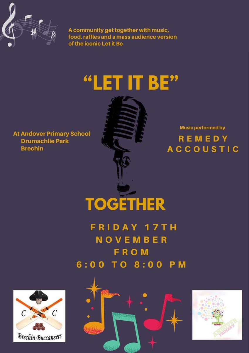 A community come together 

Come along and stand together 

Join in a 7.15pm rendition of Let It Be 

<a href="/AndoverSchool/">Andover PS</a> <a href="/MaisondieuPS/">Maisondieu PS</a> <a href="/MairiGougeon/">Mairi Gougeon</a> <a href="/BrechinHigh1/">Brechin High School</a>