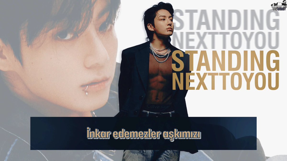 [ÇEVİRİ] Jungkook - Standing Next to You Çeviri: lumi Zamanlama: fataeful Video Düzenleme: Kıley Tasarım: Aconitum 👉youtu.be/2JNELqglG6c Sizler için Jungkook'un ilk solo albümü Golden'dan 'Standing Next to You' şarkısını çevirdik. Keyifli dinlemeler🧍‍♂️❤️‍🔥