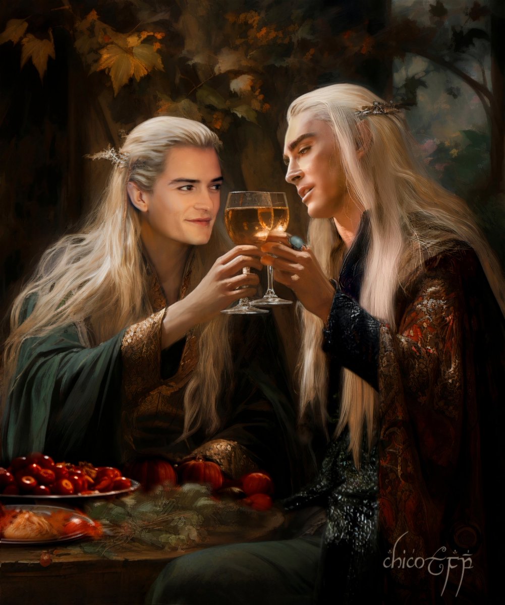 vikont_chicot's tweet photo. Family dinner.
#Legolas #Thranduil #thehobbit
#LOTR #elves https://t.co/TYqN7MlVHw