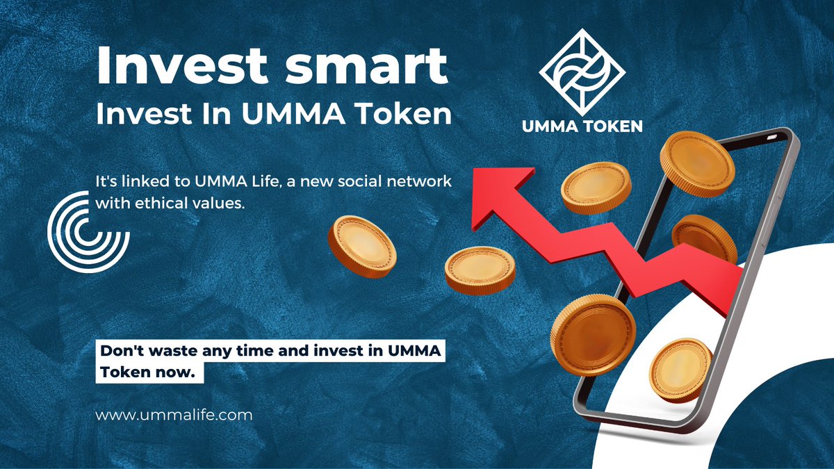 ummatoken's tweet photo. Invest in UMMA Token: A standout crypto linked to Umma Life, an ethical social network. A unique gem in its early stages with real benefits. Dive into the future of crypto with UMMA. 🚀💎
Join us: https://t.co/wKtapJDUMH
#UMMAToken #Crypto #UMMALife #InvestingNow 🌍🤝🔥 https://t.co/nbEnF7F2YQ