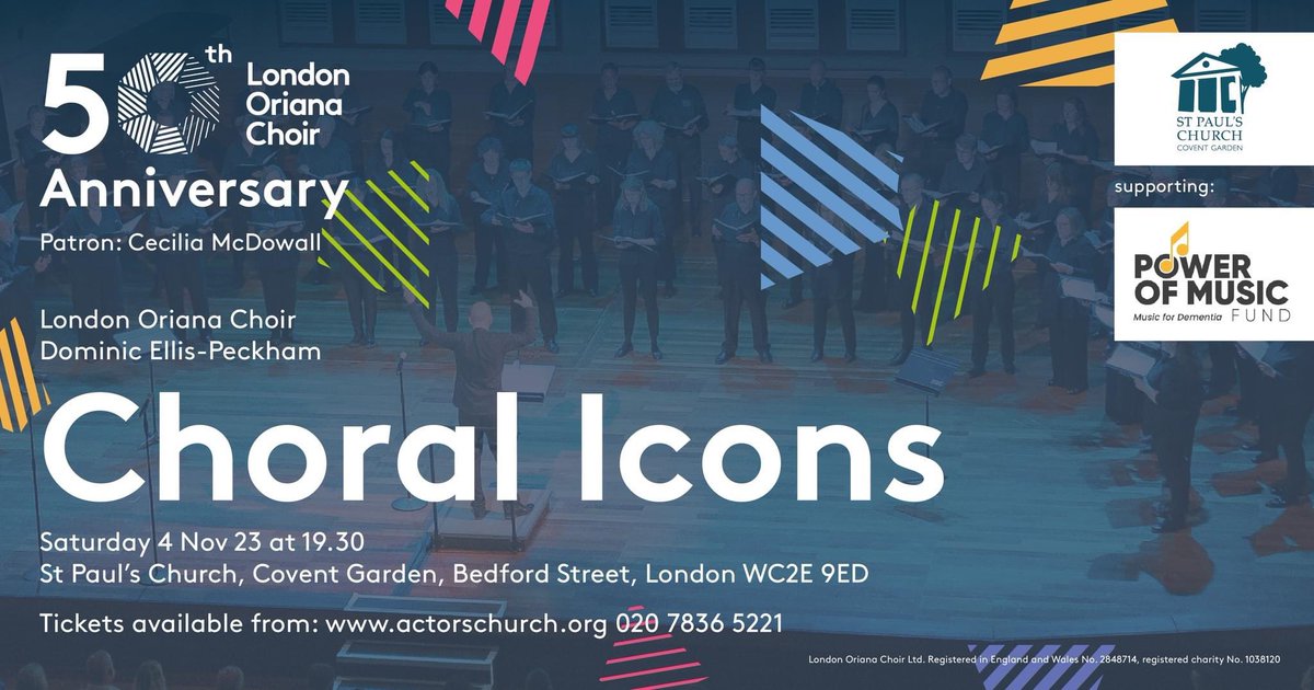 londonoriana's tweet image. It’s our very first concert of #Oriana50 Anniversary Season TODAY! Join us @actorschurch for #CHORALICONS including @Dobrinka_T @annadsmusic @jamesmacm @tavenerjohn @BrittenOfficial Ēriks Ešenvalds, Felix Mendelssohn, Sir John Tavener, Cecilia McDowall. shorturl.at/msX27