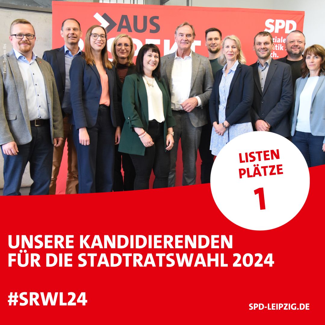 Unsere Spitzenkandidatinnen und -kandidaten für die Stadtratswahl 2024 🚩⤵️