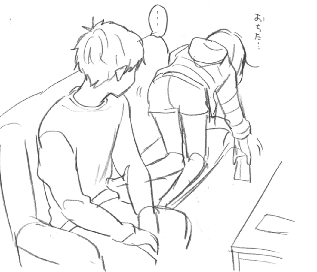 11月4日は1104でいいお尻の日らしくて、それ聞いた瞬間描かなきゃって思ってあわてて描いたエロめらくがき湯ちひ2pです。 やってませんがやりそうになってるのでR18リスト公開です。久しぶりのエロ。字が汚い。  