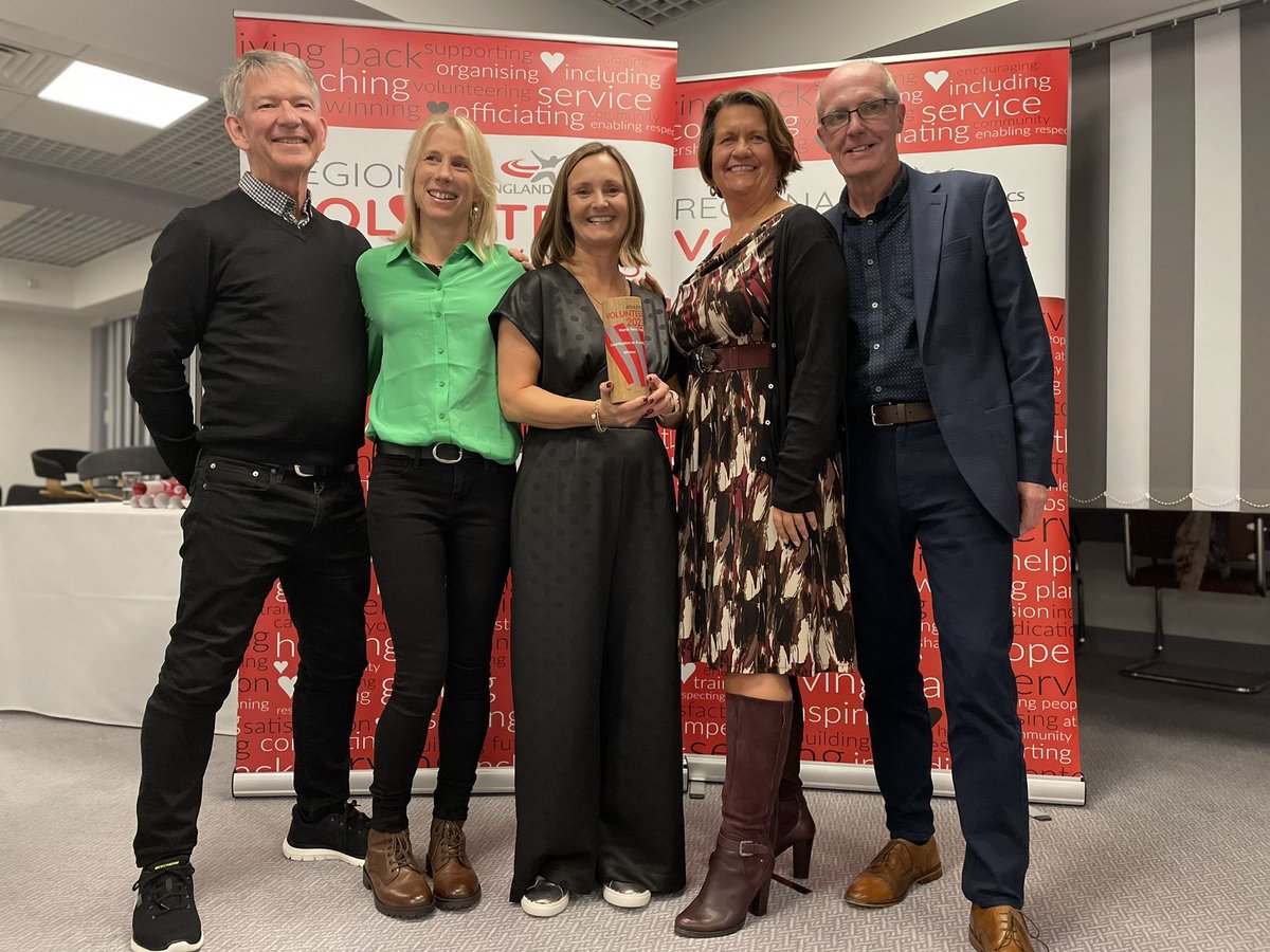 We only went and won the ‘Contribution to Running’ award last night <a href="/EnglandAthletic/">England Athletics</a> north west regional volunteer awards!! We knew our run group was very special but to be recognised for it is amazing! 10am, every Wednesday <a href="/pv4ulytham/">Park View</a>. Come and see what you can be part of 💙💙