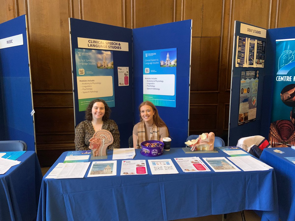 ClinSpeechTCD's tweet image. #trinityopenday in full swing- come learn why #slt could be the career for you! #slp2be