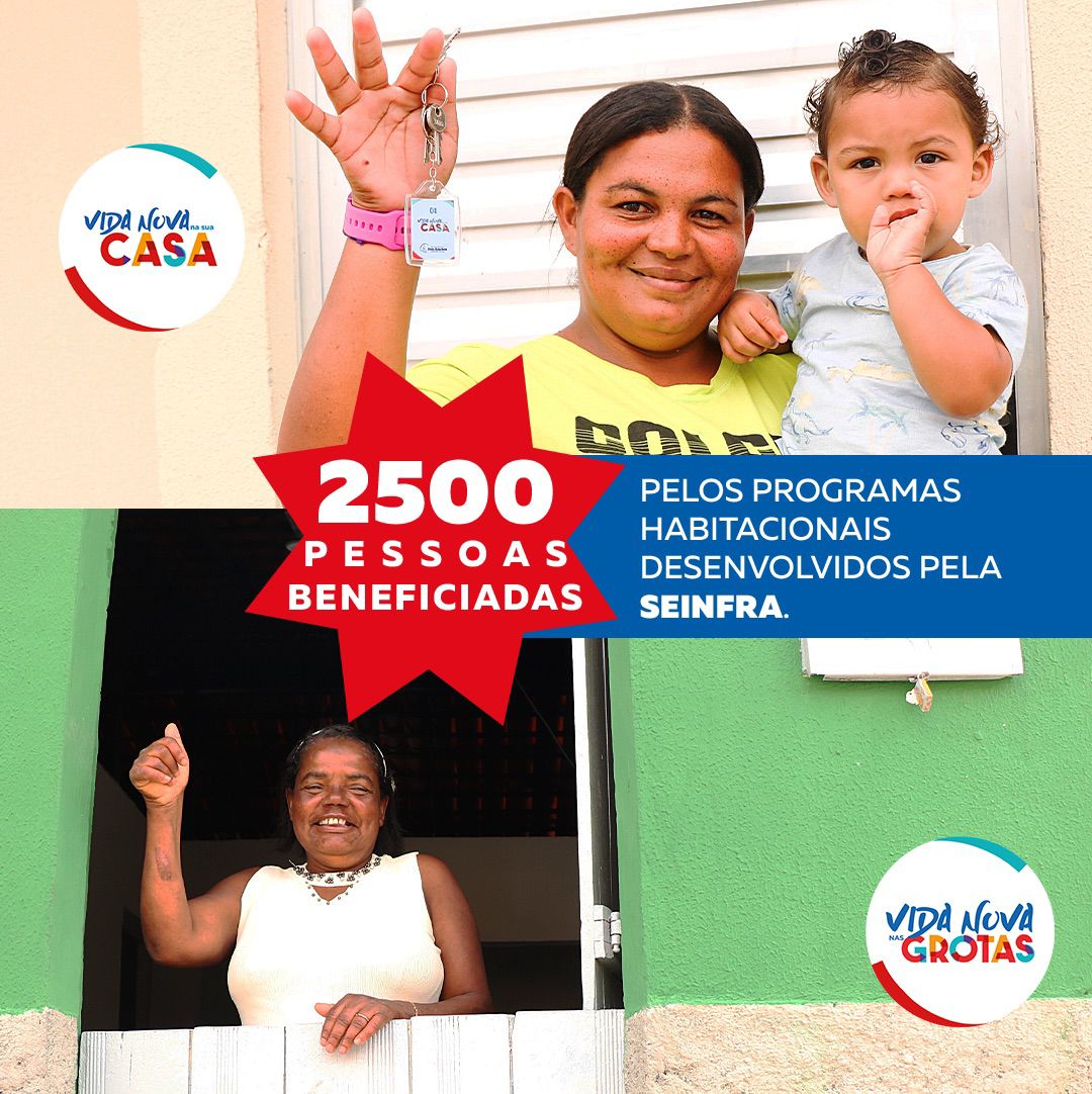 Não são só casas, são sonhos realizados e vidas transformadas! Somente em 2023, já entregamos 300 novas moradias, reformadas ou construídas.