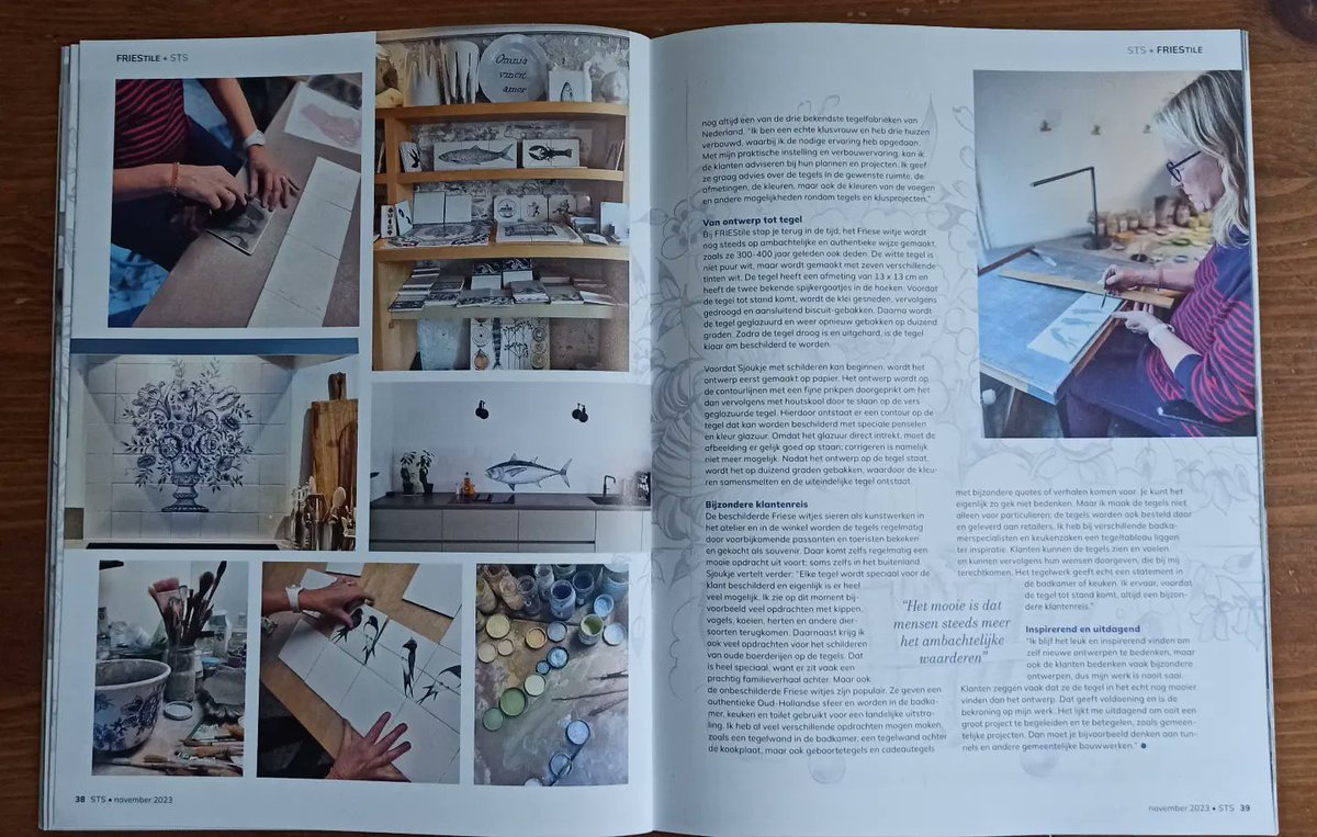 Prachtig artikel in vakblad #STS 
Freestyle op Friese witjes bij #FRIEStile.