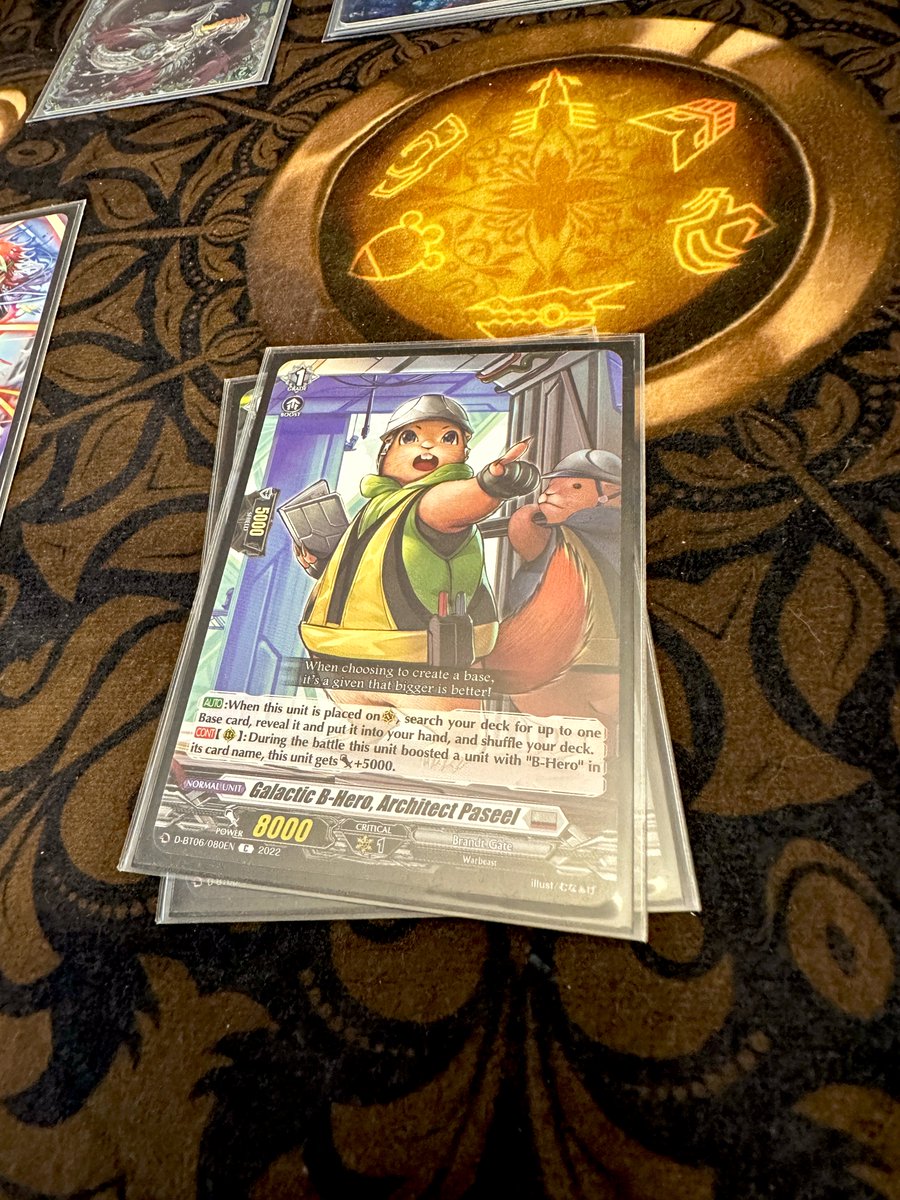 My fiancé after going into battle phase:

“I dont wanna attack him…I just picture he goes home to his gopher wife…hangs up his hard hat…tells his wife the B-HEROs were being annoying today…that he just wants one day to ride the ship”