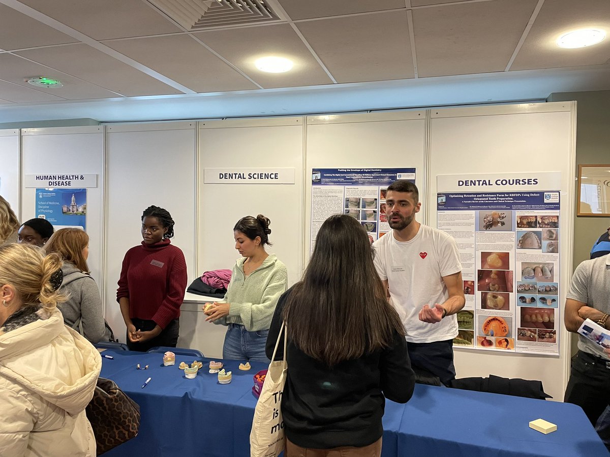 TCD School of Dental Science Enjoying meeting lots of future TCD Dentistry students at our Open Day #TCDOpenDay