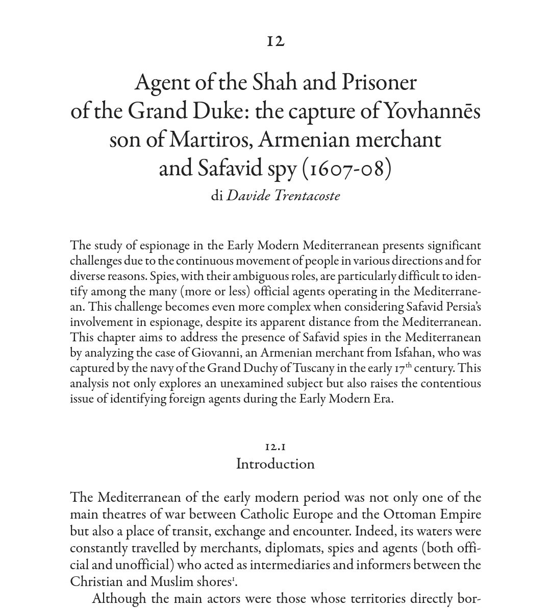 Coming out in just a few months! 

#emdiplomacy #mediterraneanhistory #safavid #armenianhistory #modernhistory