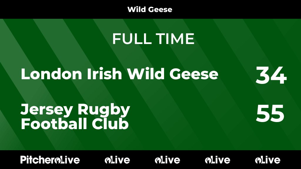 FULL TIME: London Irish Wild Geese 34 - 55 Jersey Rugby Football Club
#LONJER #Pitchero
liarfc.co.uk/teams/208496/m…